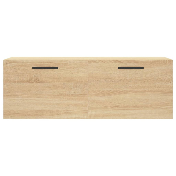Armario de pared madera ingeniería roble Sonoma 100x36.5x35 cm M 5