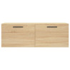 Armario de pared madera ingeniería roble Sonoma 100x36.5x35 cm 5