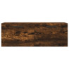 Armario de pared madera ingeniería roble ahumado 100x36.5x35 cm 5