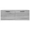 Armario de pared madera ingeniería gris Sonoma 100x36.5x35 cm 5