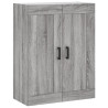 Armario de pared madera ingeniería gris Sonoma 69.5x34x90 cm 2