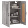 Armario de pared madera ingeniería gris Sonoma 69.5x34x90 cm 5