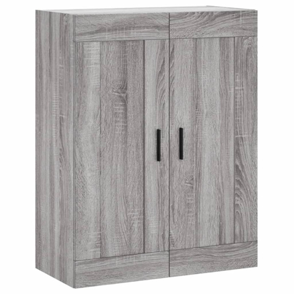 Armario de pared madera ingeniería gris Sonoma 69.5x34x90 cm M 2