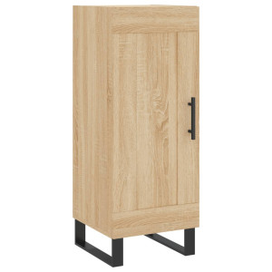 Aparador madera contrachapada color roble Sonoma 34.5x34x90 cm H