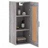 Armario de pared madera de ingeniería gris Sonoma 34.5x34x90 cm 5