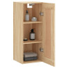 Armario de pared madera ingeniería roble Sonoma 34.5x34x90 cm 5