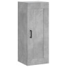 Armario de pared madera ingeniería gris hormigón 34.5x34x90 cm 2