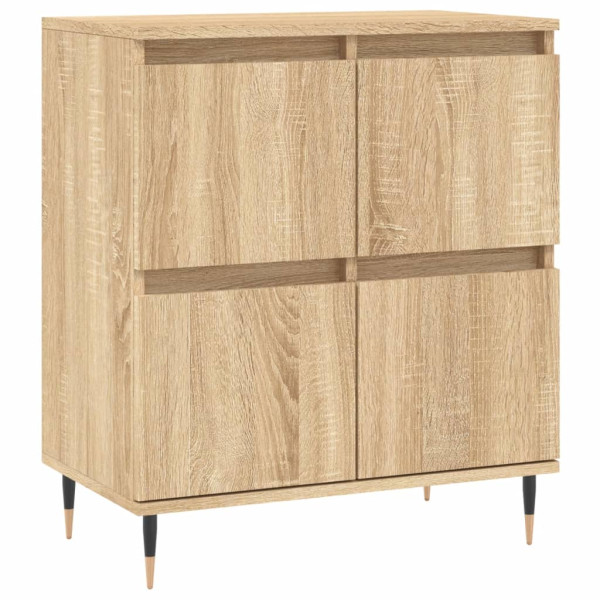 Aparador de madera contrachapada roble Sonoma 60x35x70 cm M 2