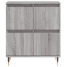 Aparador de madera contrachapada gris Sonoma 60x35x70 cm 5