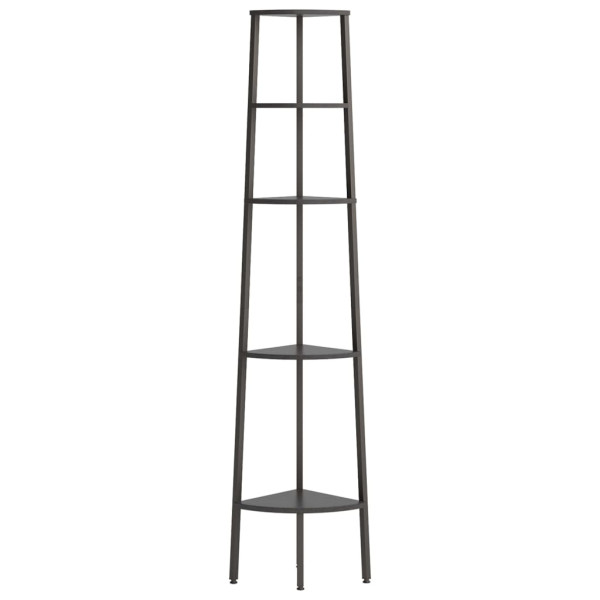Estante canto 5 prateleiras 45.5x31.5x180 cm preto M 3