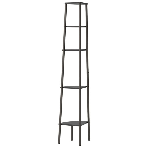 Estante canto 5 prateleiras 45.5x31.5x180 cm preto M 5