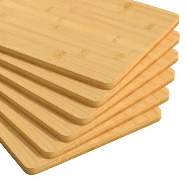 Tábuas de pequeno-almoço 6 pcs 22x14x0.8 cm bambu M 4