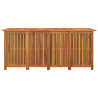 Caja de almacenaje de jardín madera maciza acacia 175x80x75 cm 4