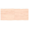 Tablero de mesa madera maciza roble borde natural 120x50x6 cm 1