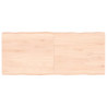 Tablero de mesa madera maciza roble borde natural 140x60x6 cm 1