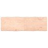 Tablero de mesa madera maciza roble borde natural 160x50x6 cm 1