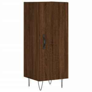 Aparador madera de ingeniería marrón roble 34.5x34x90 cm H