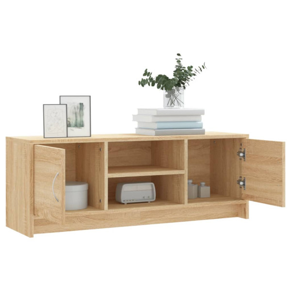 Mueble de TV madera de ingeniería roble Sonoma 102x30x37.5 cm M 4
