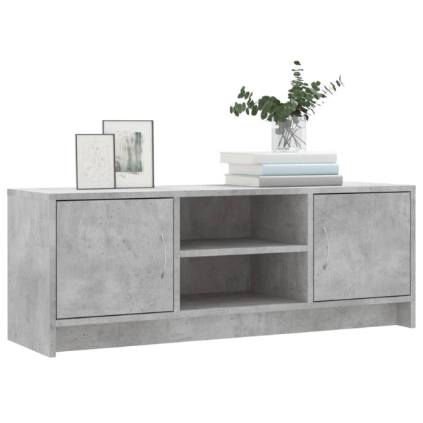 Mueble de TV madera de ingeniería gris hormigón 102x30x37.5 cm M 3