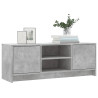 Mueble de TV madera de ingeniería gris hormigón 102x30x37.5 cm 3