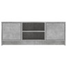 Mueble de TV madera de ingeniería gris hormigón 102x30x37.5 cm 5
