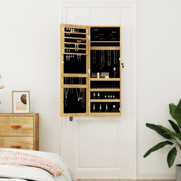 Móvel para joias de parede espelhado 37.5x10x106 cm M 3