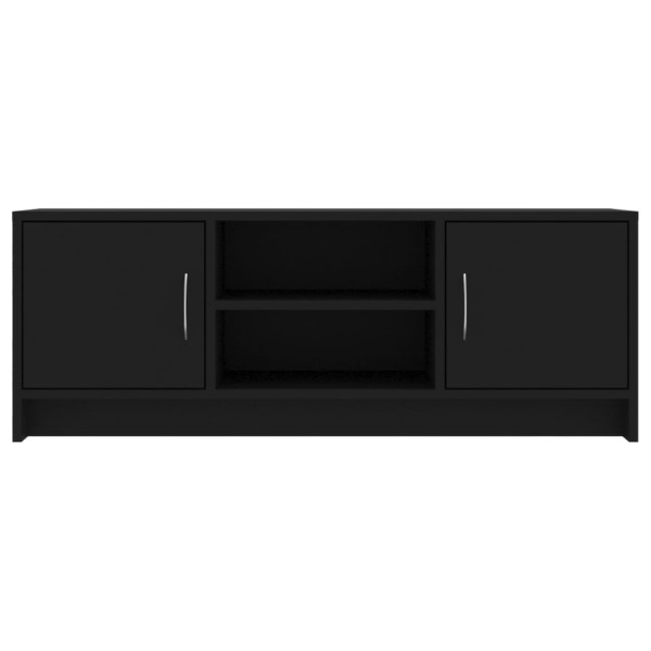 Mueble de TV madera de ingeniería negro 102x30x37.5 cm M 5