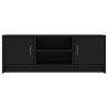 Mueble de TV madera de ingeniería negro 102x30x37.5 cm 5