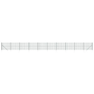 Cerca de alambre con pinchos de anclaje verde 1.6x25 m H