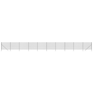 Cerca de malha de arame 2x25 m aço galvanizado antracite H