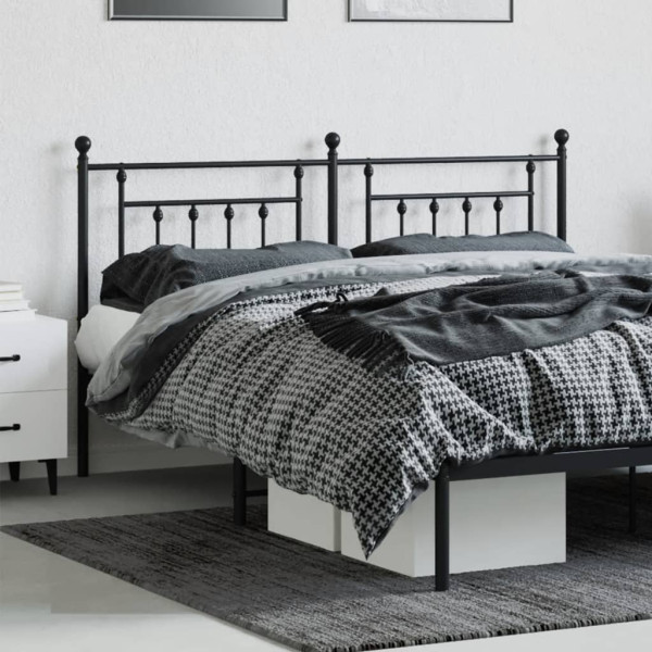 Cabeceira de cama 160 cm metal preto M 3