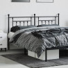 Cabeceira de cama 160 cm metal preto 3