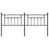 Cabeceira de cama 193 cm metal preto 4