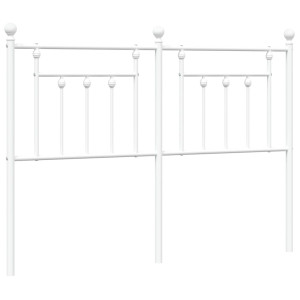 Cabeceira de cama 140 cm metal branco H