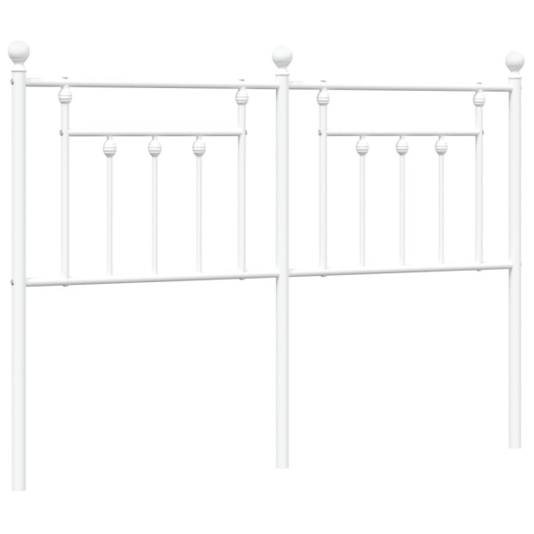 Cabeceira de cama 140 cm metal branco M 2