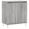 Aparador de madera contrachapada gris Sonoma 60x35x70 cm 2
