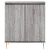 Aparador de madera contrachapada gris Sonoma 60x35x70 cm 5