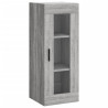 Armario de pared gris Sonoma 34.5x34x90 cm 2