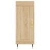 Aparador madera contrachapada color roble Sonoma 34.5x34x90 cm 5