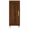 Aparador madera de ingeniería marrón roble 34.5x34x90 cm 5