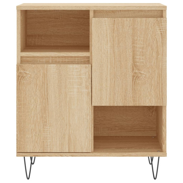 Aparador de madera contrachapada roble Sonoma 60x35x70 cm M 5