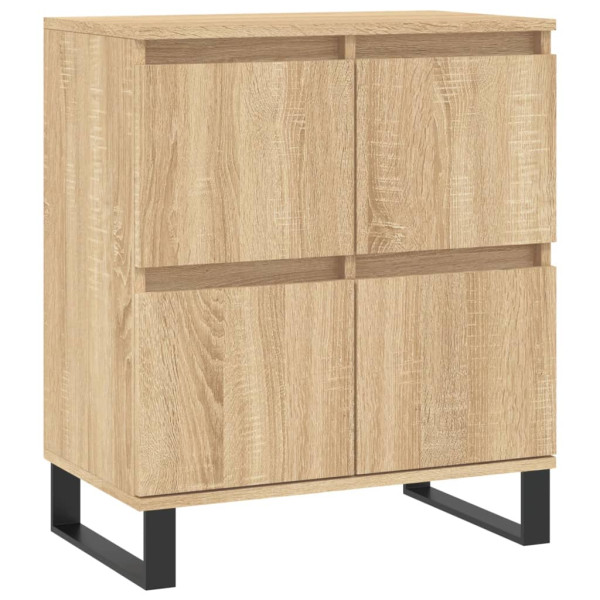 Aparador de madera contrachapada roble Sonoma 60x35x70 cm M 2