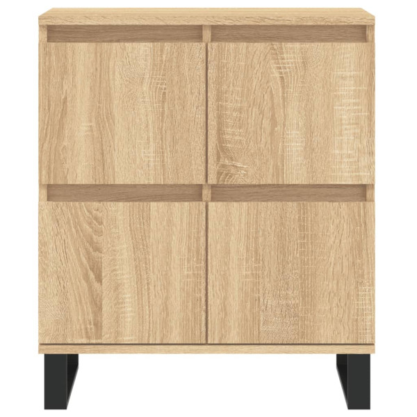 Aparador de madera contrachapada roble Sonoma 60x35x70 cm M 5