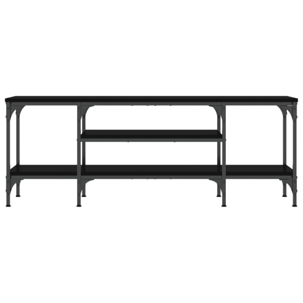 Móvel de TV 121x35x45 cm derivados de madeira/ferro preto M 4