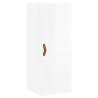 Armario de pared blanco brillante 34.5x34x90 cm 2