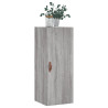 Armario de pared gris Sonoma 34.5x34x90 cm 4