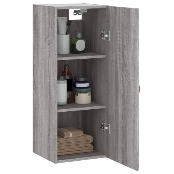 Armario de pared gris Sonoma 34.5x34x90 cm M 5