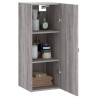 Armario de pared gris Sonoma 34.5x34x90 cm 5