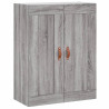 Armario de pared madera ingeniería gris Sonoma 69.5x34x90 cm 2