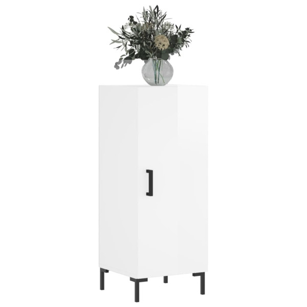 Aparador 34.5x34x90 cm madeira processada branco brilhante M 3